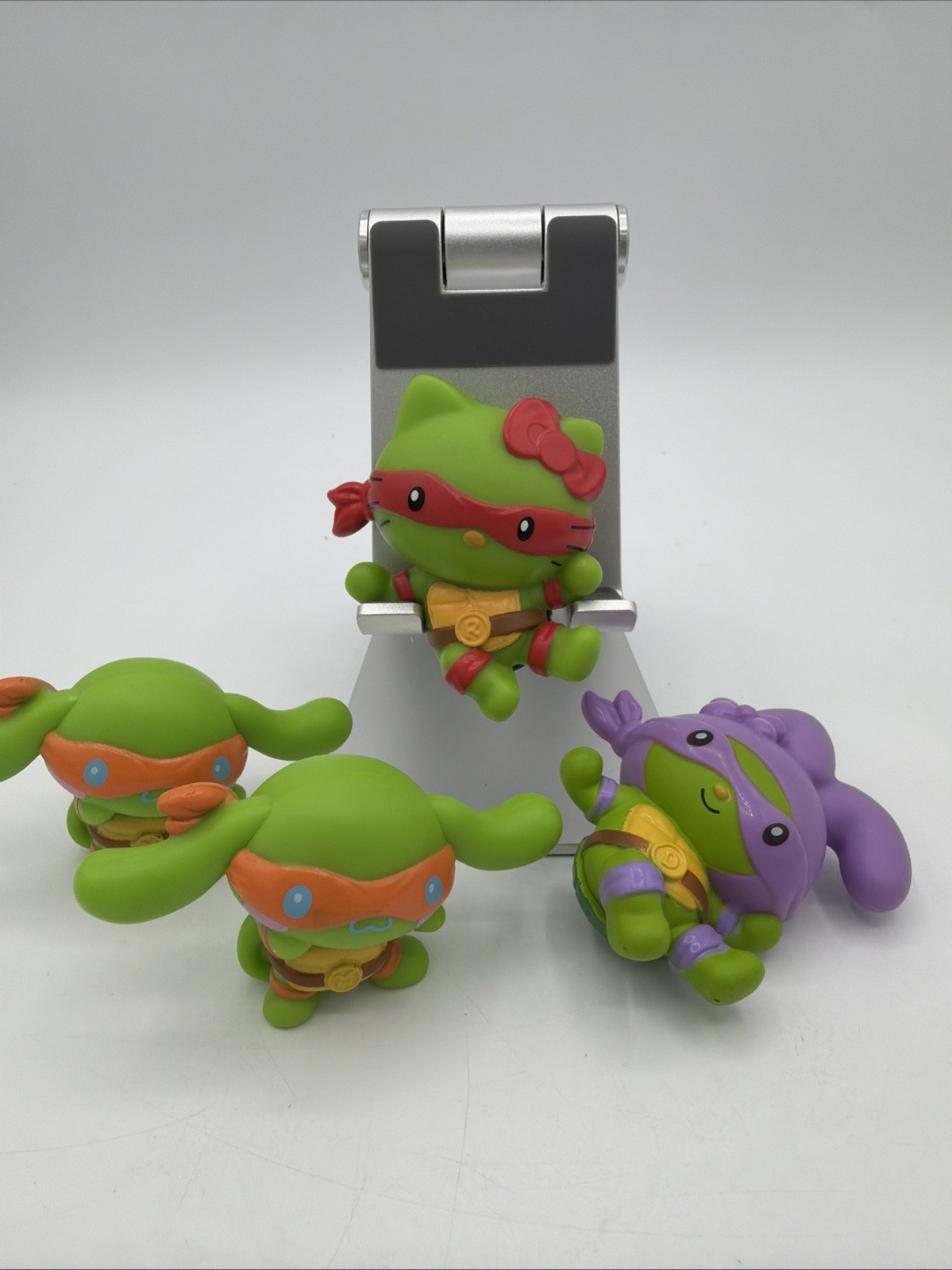 Hello Kitty Teenage Mutant Ninja Turtle McDonald’s Happy Meal Toys Lot Of 4