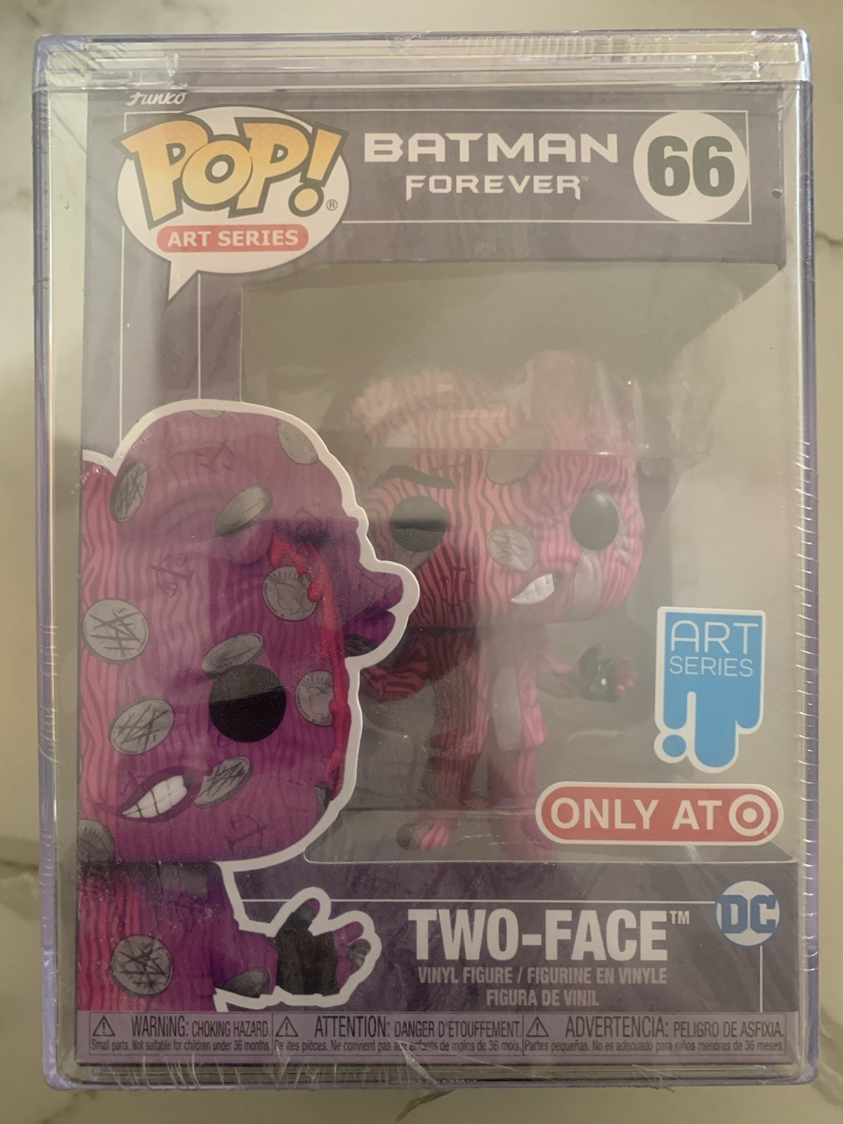 Funko Pop! Art Series Two-Face Batman Forever Vinyl Figure #66 Target Exclusive