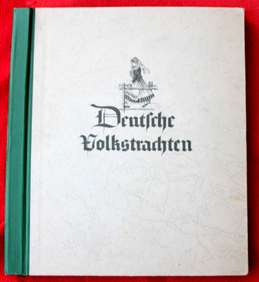 20128C Collectible Picture Album German Folk Costumes 1957 With Map Complete
