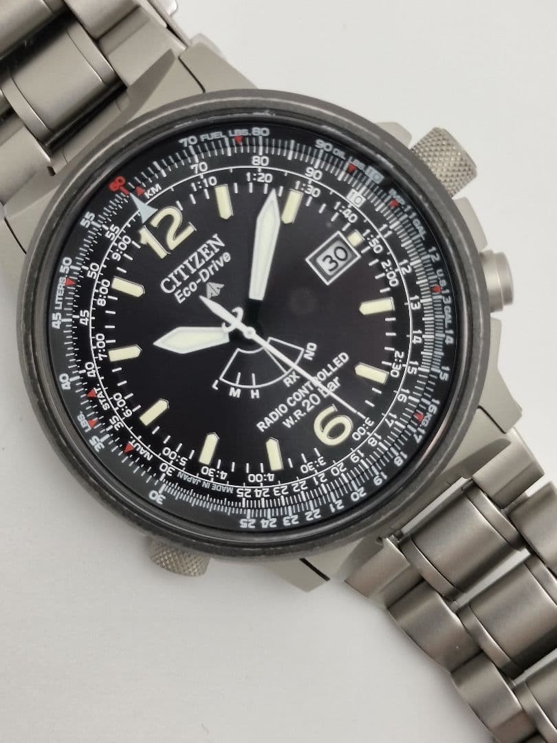 Battery replaced: Citizen Promaster radio-controlled solar watch, lightweight