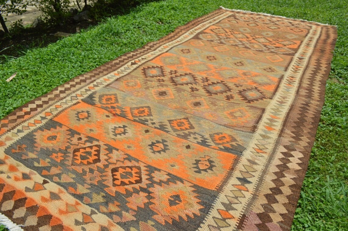 3.5 X 8 ft COLLECTORS' ITEM Vintage Stunning Natural Vegetable Dye Shirvan Runer