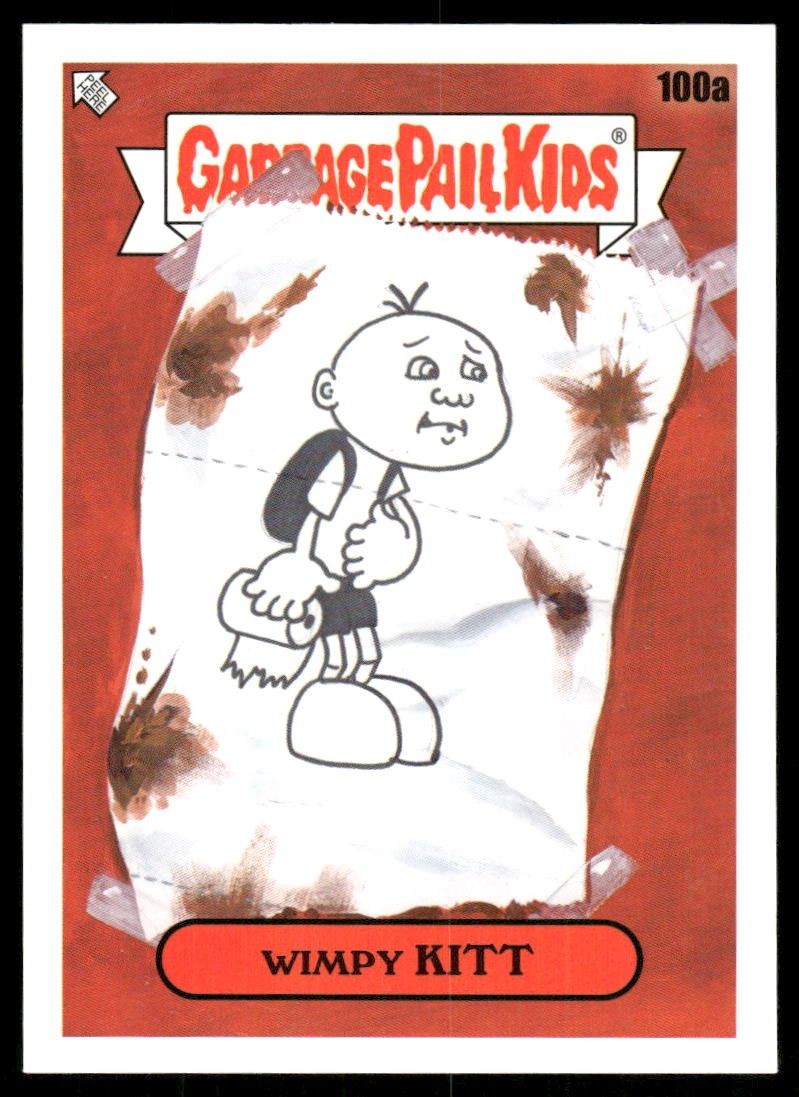 Garbage Pail Kids Wimpy Kitt 2022 Book Worms Topps 100a