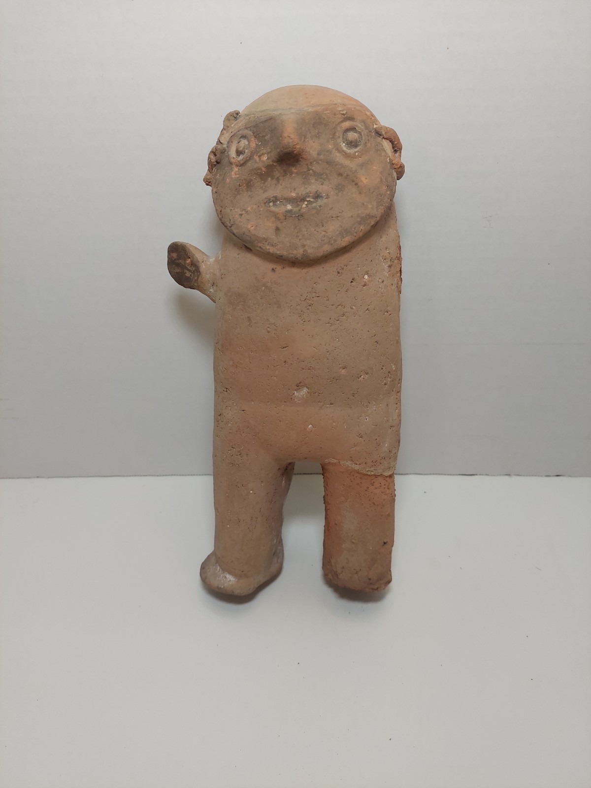Pre-Columbian Chancay Peruvian Terracotta Pottery Cuchimilco Figure 1200-1450