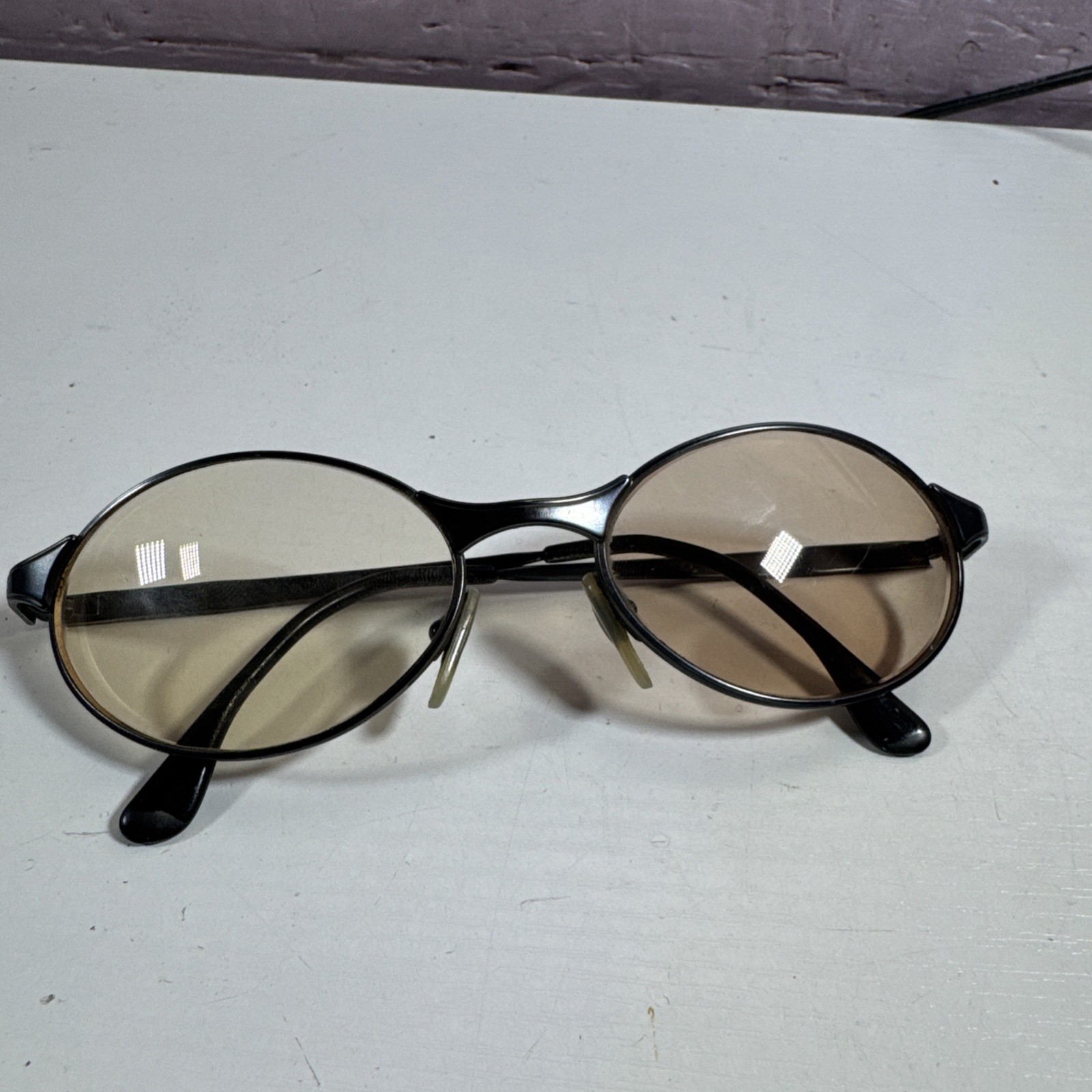 Vintage Vuarnet Pouilloux Eyeglass Gunmetal Frames ONLY France