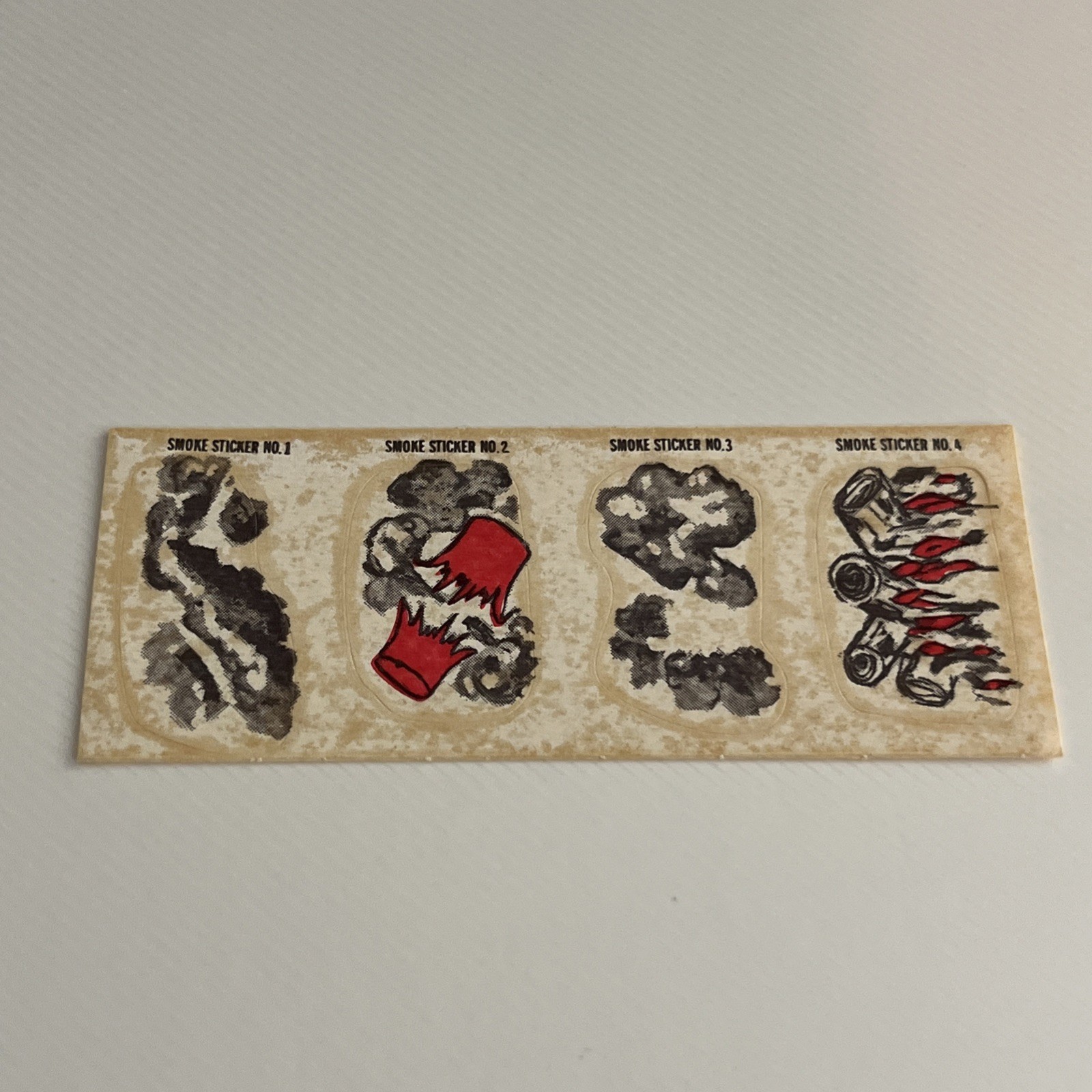 Vintage SMOKE Scratch & Sniff Stickers - Super Rare & HTF