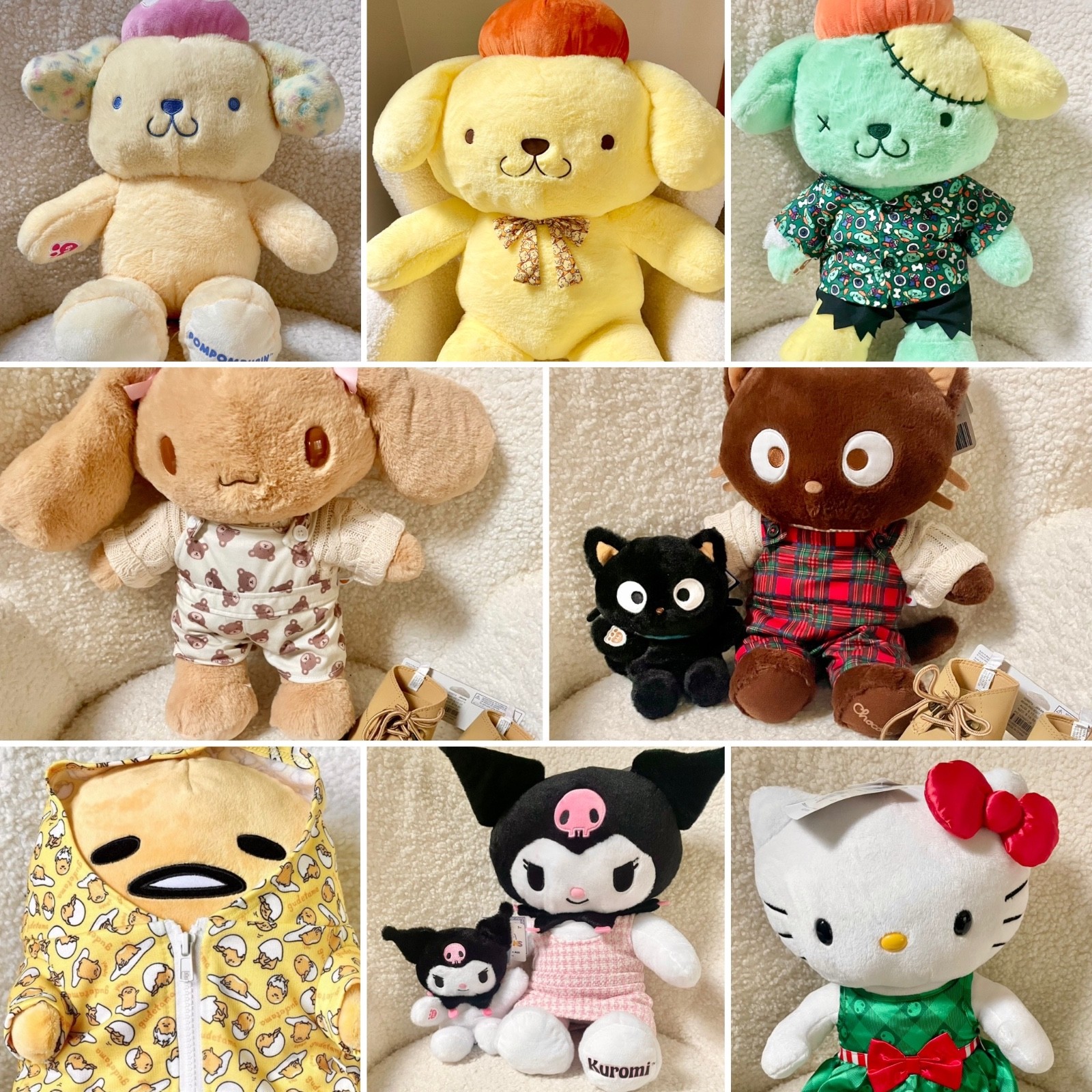 Build A Bear Sanrio Hello Kitty And Friends Collection Plush Assortment BNWT