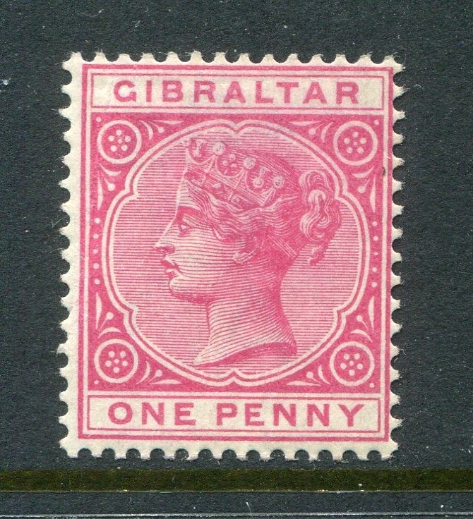 Gibraltar #10 Victoria 1 P. [Mint Hinged]