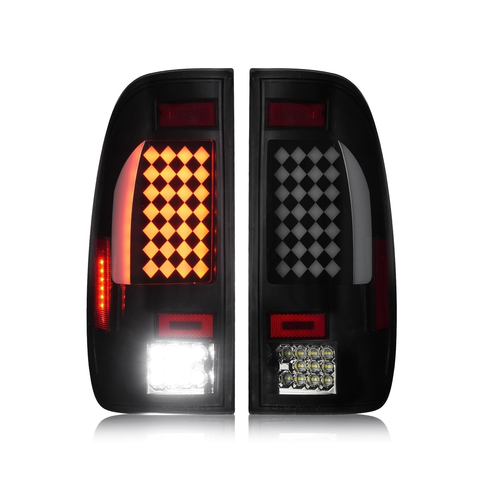 LED Tail Light for Ford F150 1997-2004, for F250 Light Duty (7 Lug Nut) 1997-...