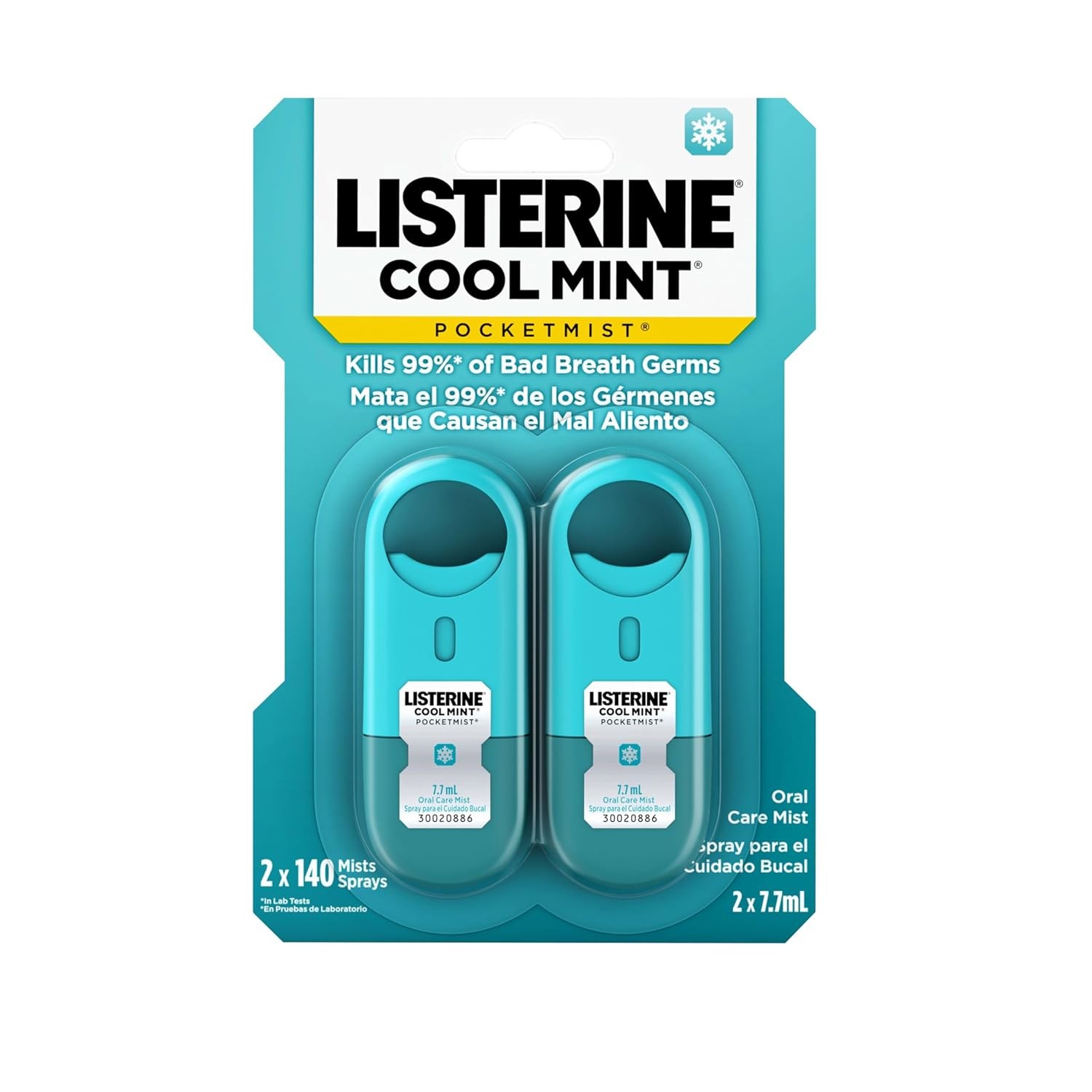 Listerine Pocketmist Cool Mint Oral Care Mist