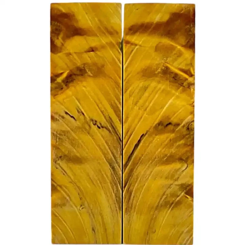 Flamed Poplar Scales- YELLOW- Raffir® Wood