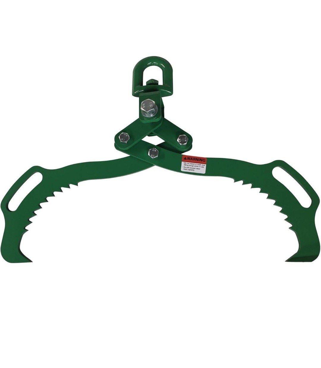 Serrated 18in Swivel Claw Hook - Log Lifting Tongs, Heavy Duty Grapple Timber