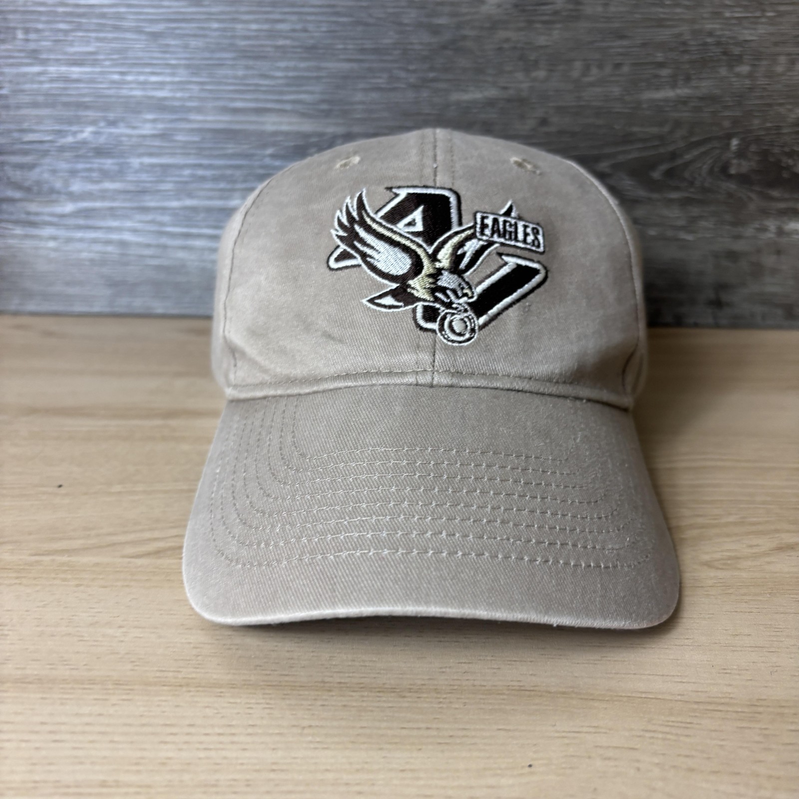 Apple Valley Eagles Hat Cap Strap Back Brown Minnesota High Schools