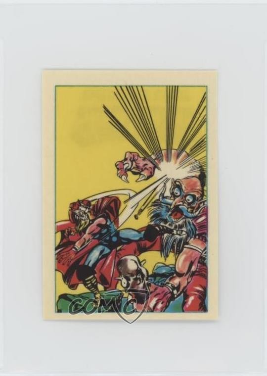 1984 Marvel Secret Wars Stickers Thor #50 3g8