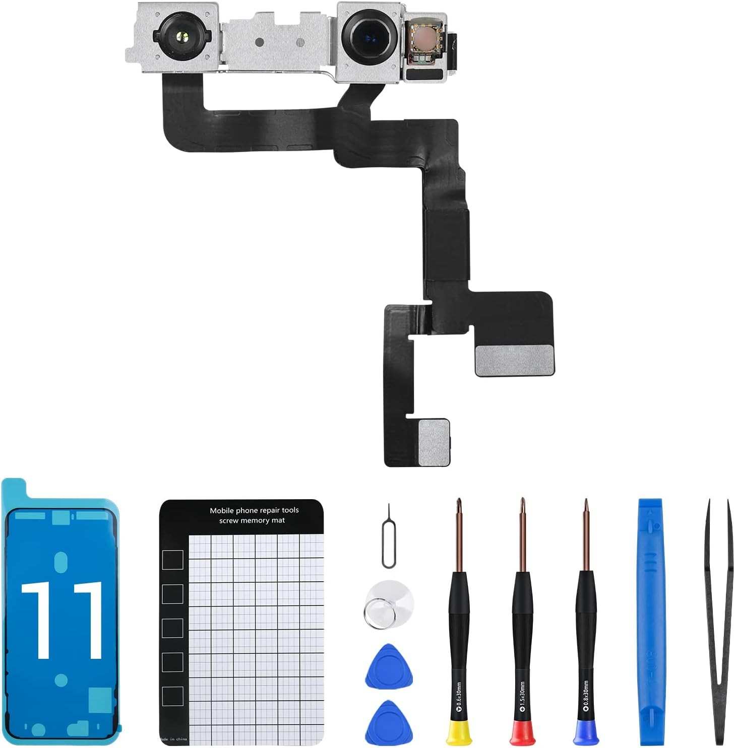 For iPhone 11 Front Camera Replacement New 12MP Face Front Camera Part Facing