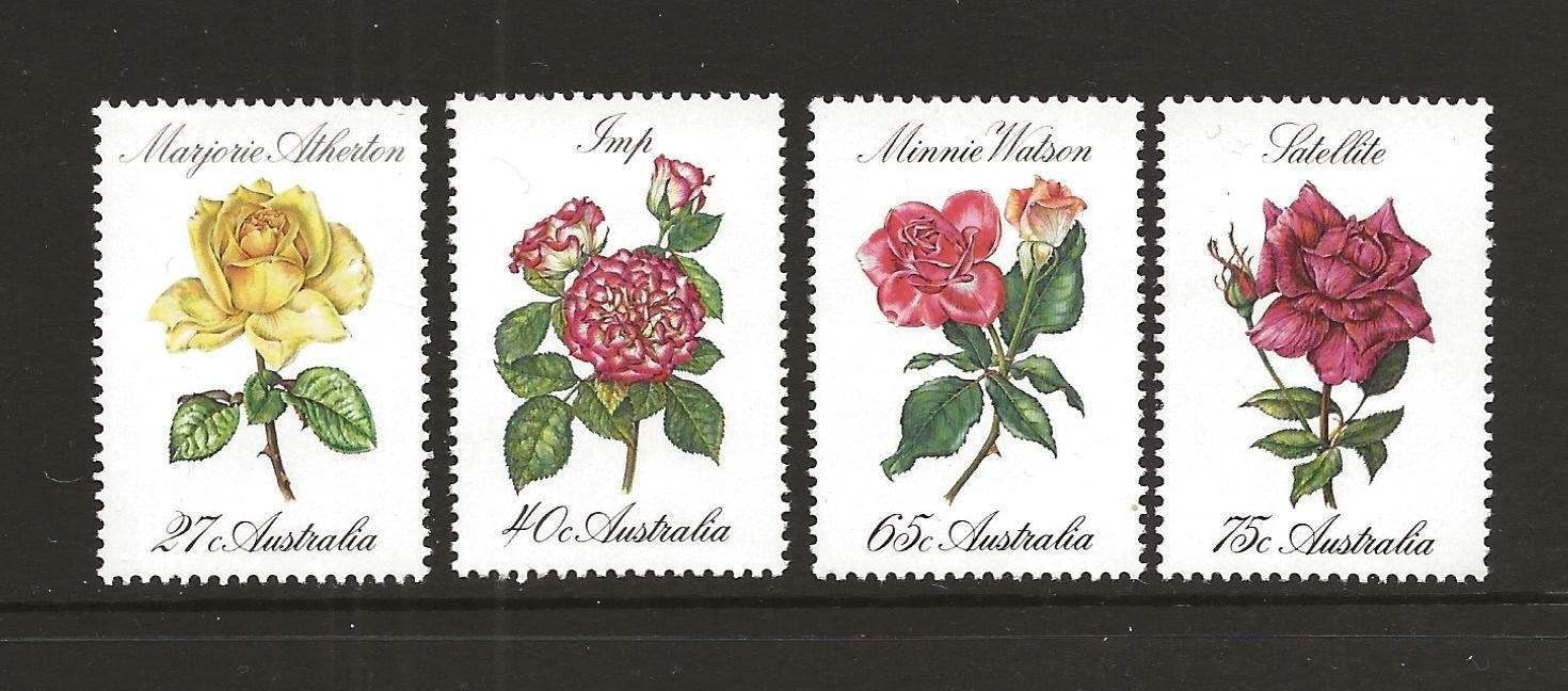 1982 Australia Roses SG843-846 unmounted mint