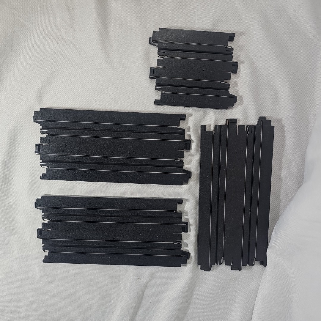 AFX Tomy Aurora Racemasters HO Slot Car Straight Track Lot 6" x3 3" x1 4 Pieces