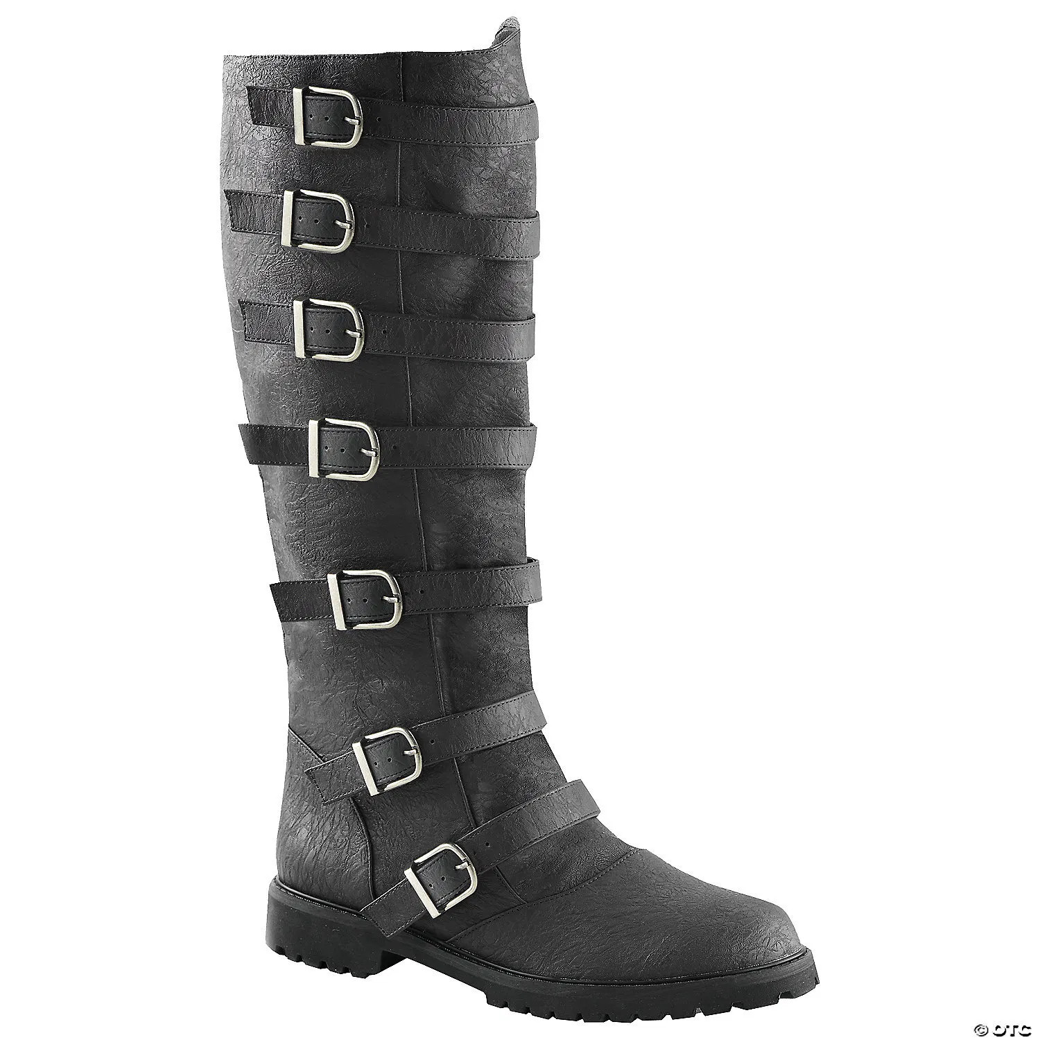 DISTRESSED BOOTS-BLACK SZ 8-9
