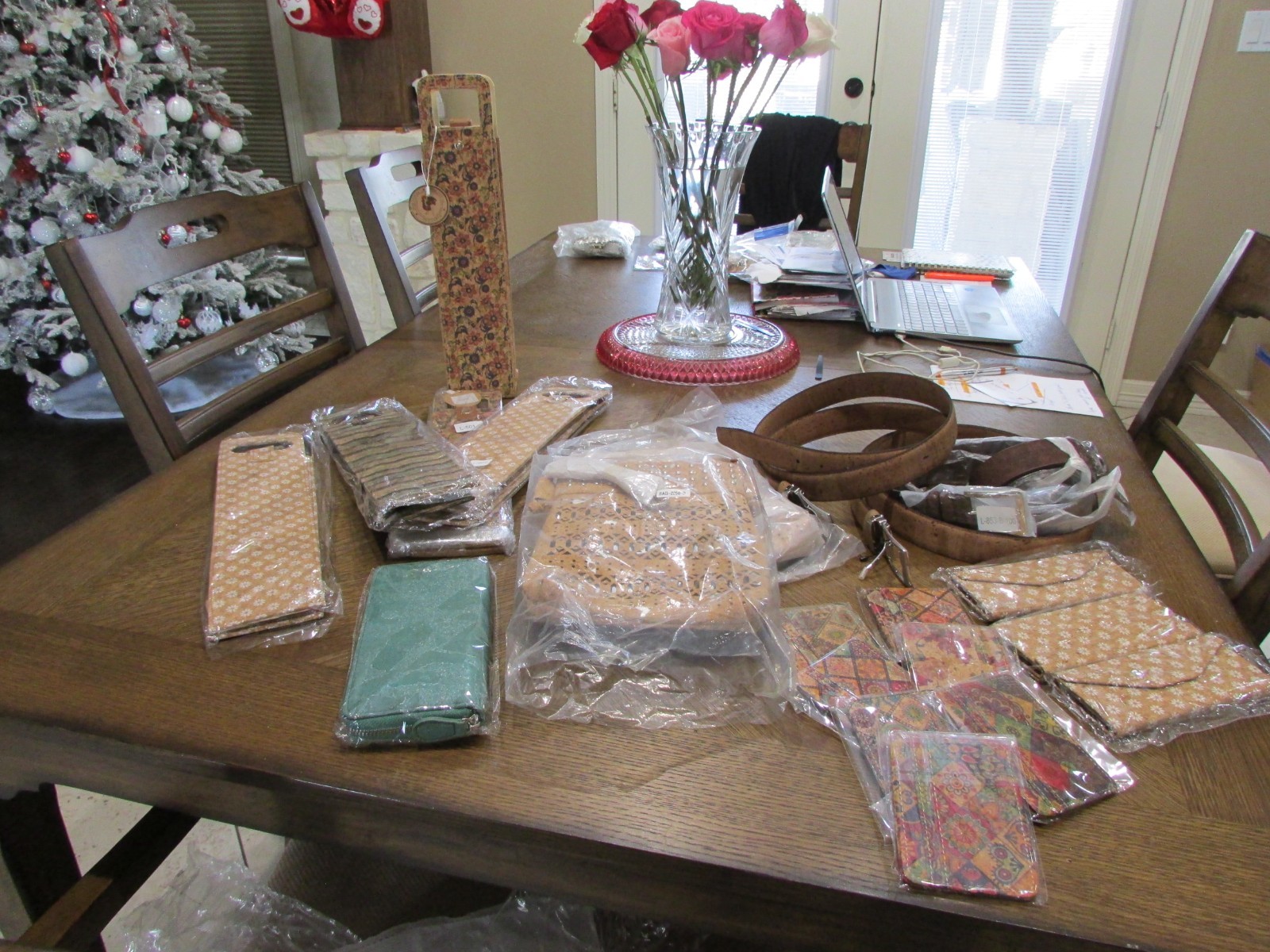 CORK Variety/ Handbags, Belts, Glass cases, C C Cases, Wine Carriers Plus More~