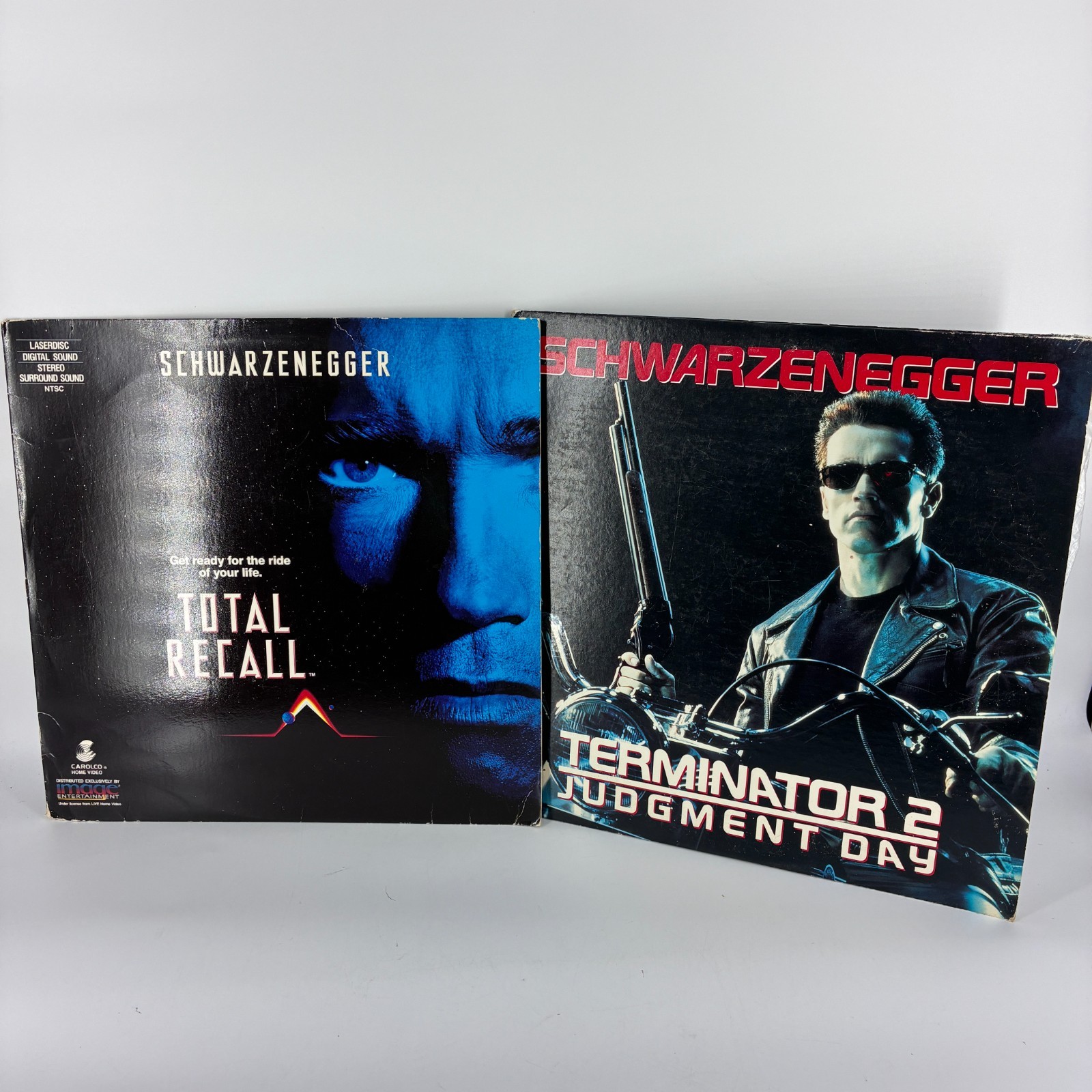 Laserdiscs Arnold Schwarzenegger - 2 Pack - Terminator 2 & Total Recall