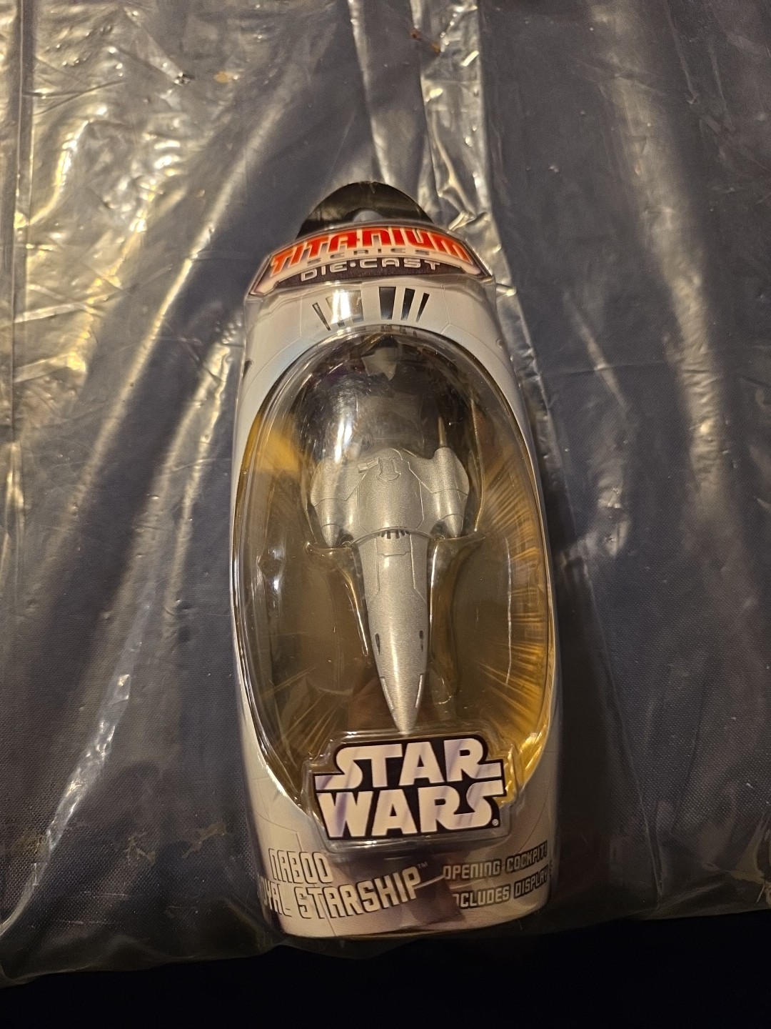 Star Wars Titanium Series Naboo Royal Starship Die-Cast 2006 New In Box