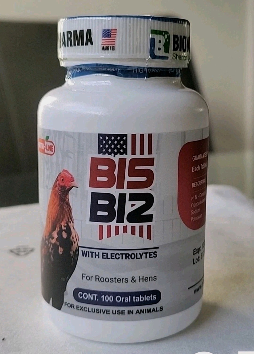 B-15 & B-12 Healthcare Supplement Tablets for Chickens Poultry