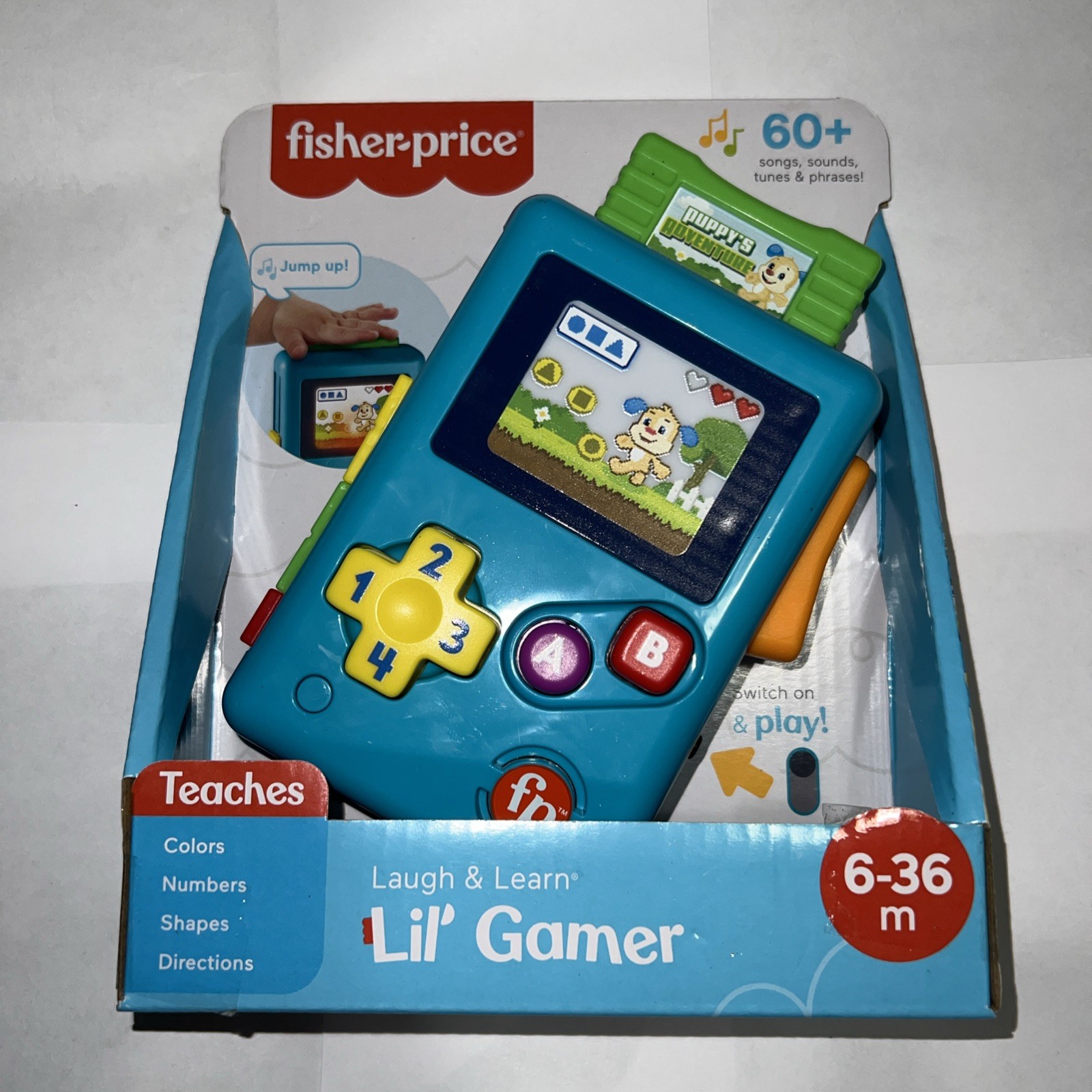 Fisher-Price Laugh & Learn Lil' Gamer Blue Edition (6-36 M) New In Package