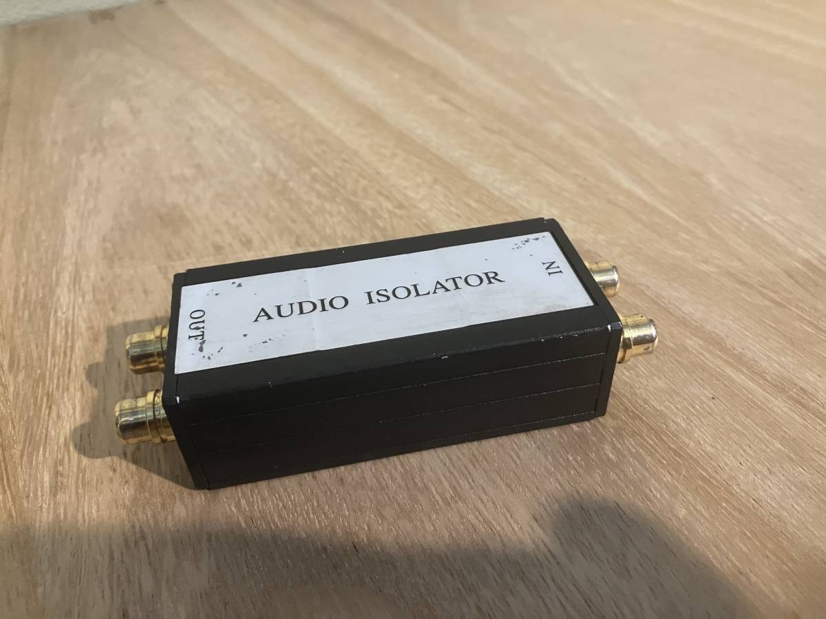 American Audio Isolator Transformer High Permeability Nickel Used 24K RCA