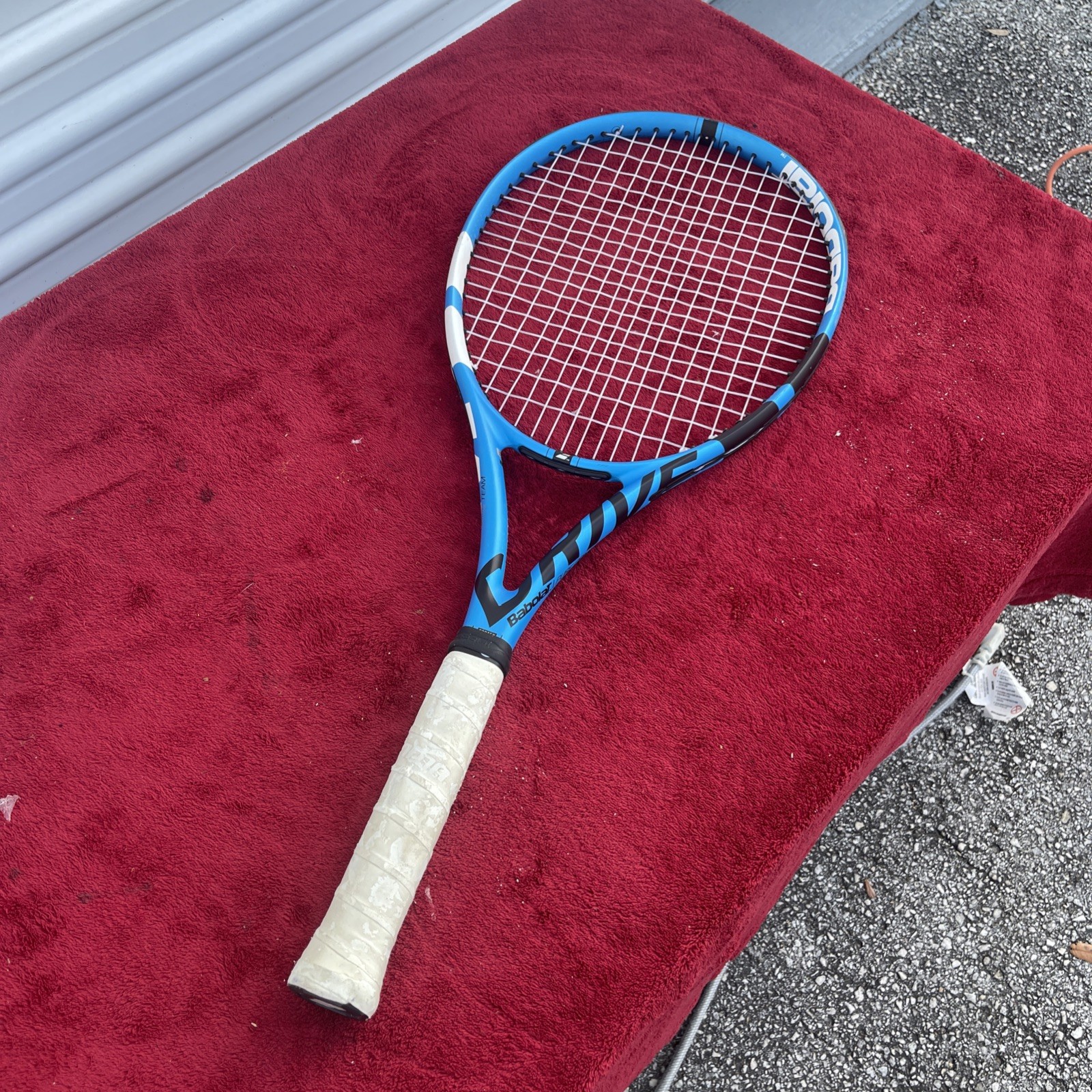 Babolat Pure Drive Cortex #2 4 1/4  Tennis Racket Racquet Blue/Black Watch Video