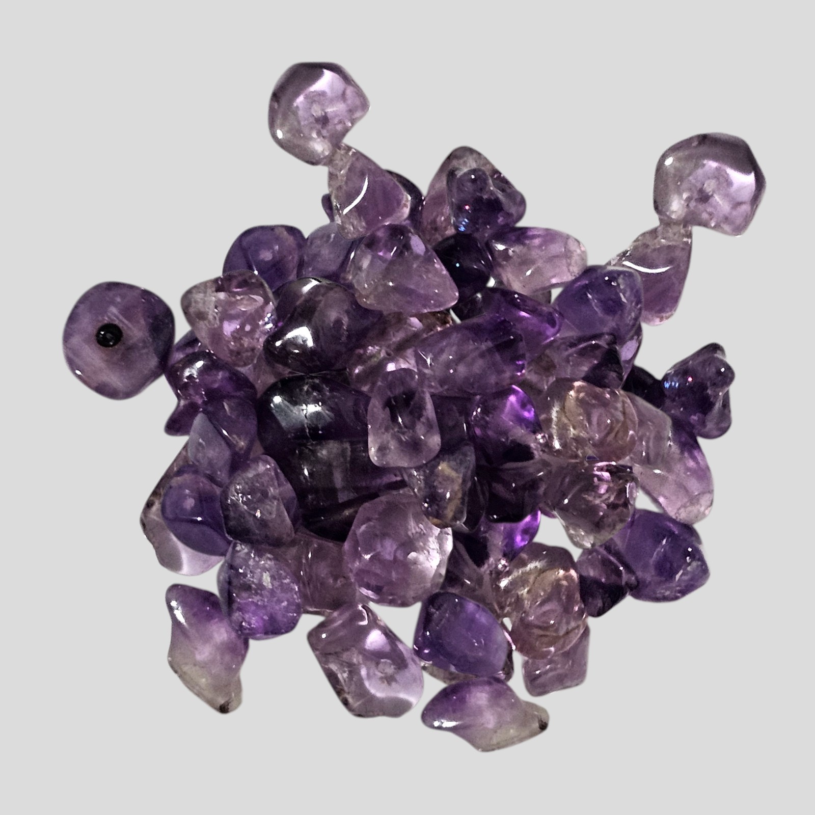 Amethyst Chip Beads Natural Purple Stone Beads Jewelry Making Supply Gemstone
