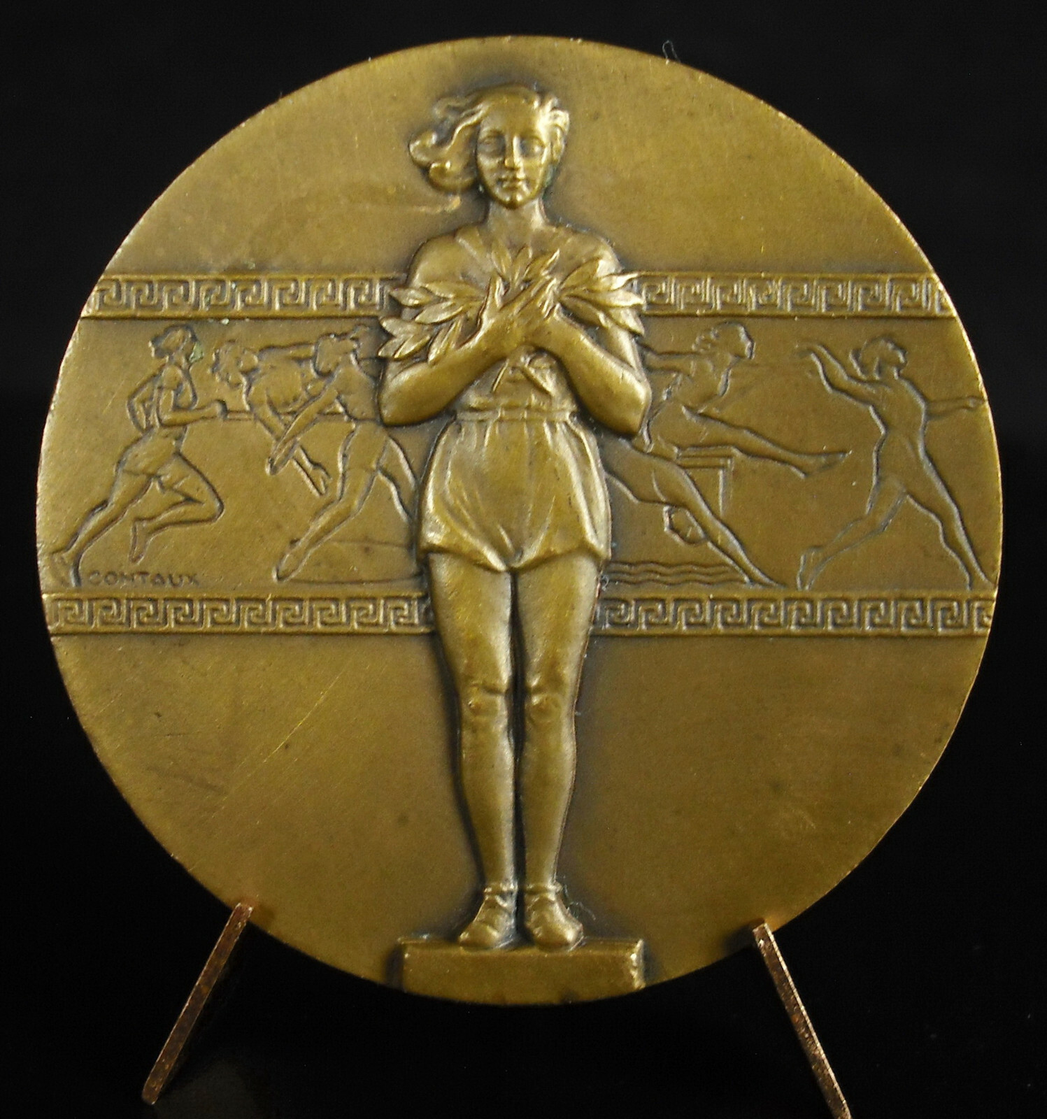 Medal 1966 Reward Sportive to Ch Renault From C. N.E Spot Athletic Running