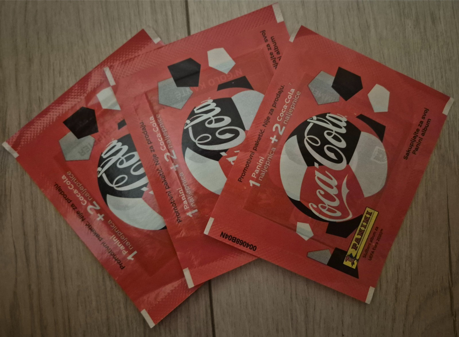 Panini Euro 2020 Coca-Cola Croatia Sealed 3 x Sticker Pack