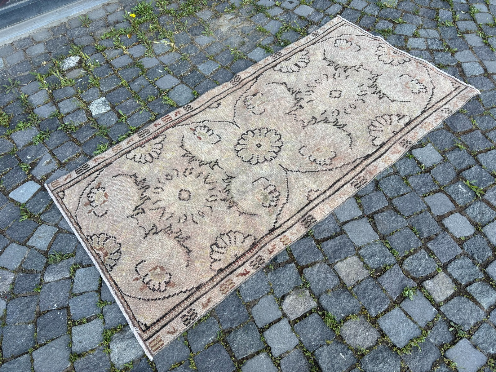 Bohemian rugs, Runner rug, Handmade, Turkish rug, Vintage, Wool | 2,9 x 5,9 ft