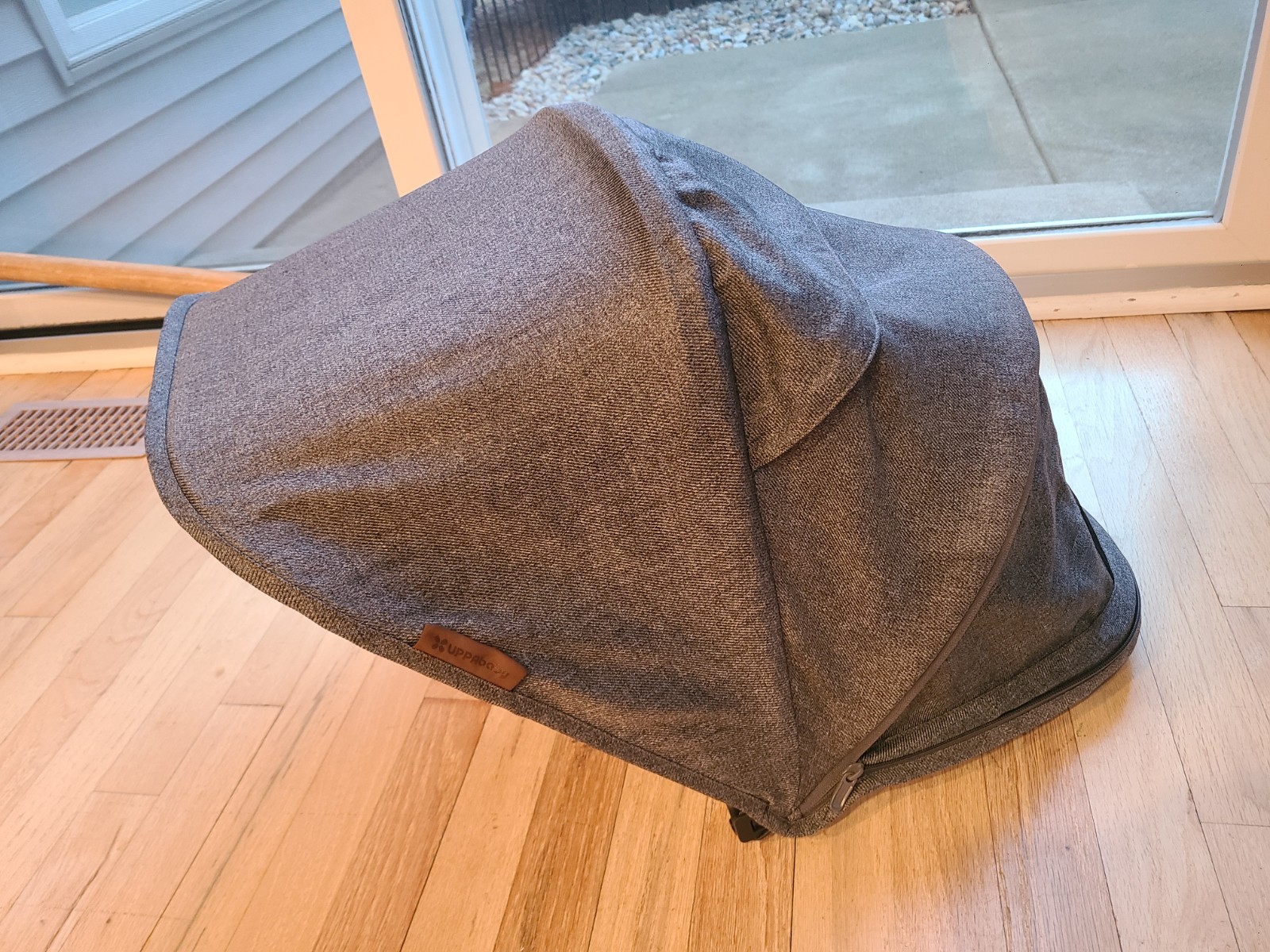 Uppababy VISTA V2 / cruz V2 CANOPY fabric REPLACEMENT GRAYSON GREY. Good cond!