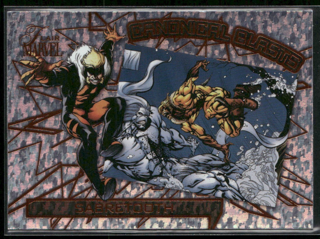 2023 Upper Deck Marvel Flair Canonical Blasts X-Men #CX3 - Sabretooth