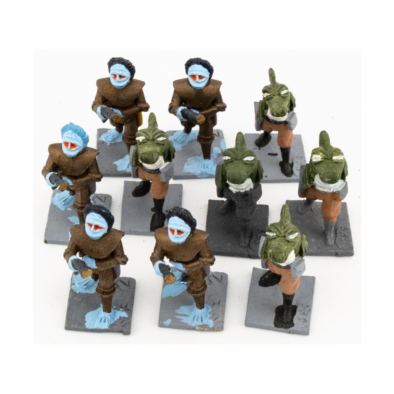 Lot Sci-Fi Loose 28mm Mini Alien Infantry Collection #5 NM