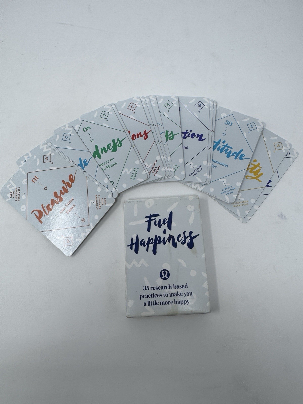 Lululemon Athletica Fuel Happiness 35 Research Based Cards To Make You Happy