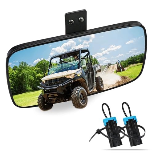 Ranger Rear View Mirror,  Center Convex Rearview Compatible with 2017 Mirrors