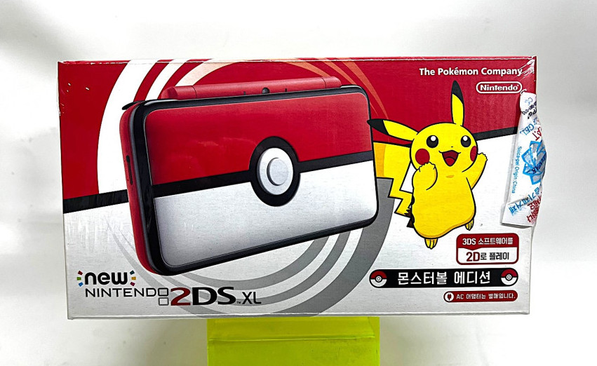 New Nintendo 2DS XL Pikachu Pokeball Edition Korea VER