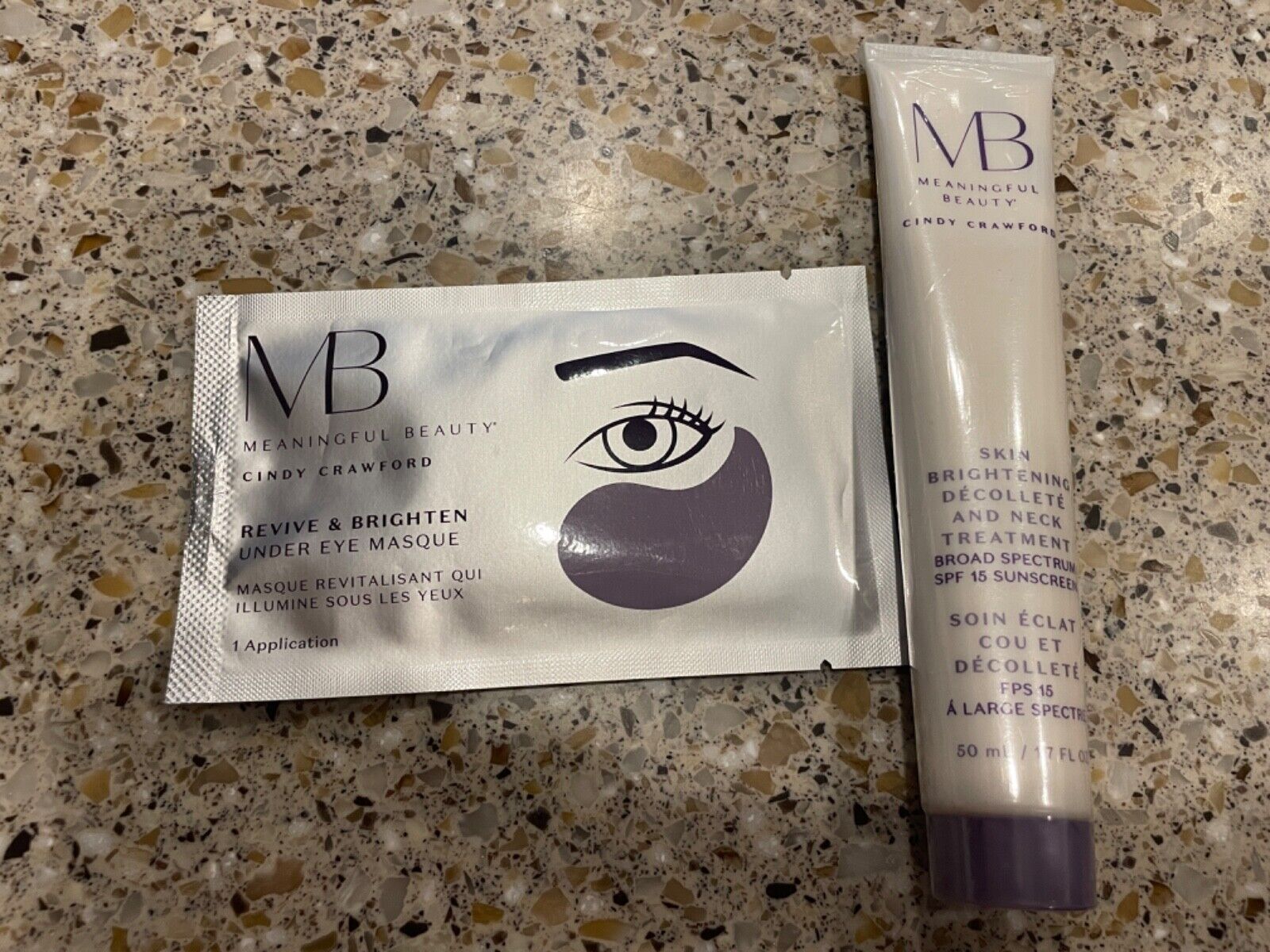 Meaningful Beauty Skin Brightening Decollete Neck Treatment & Under Eye Masque