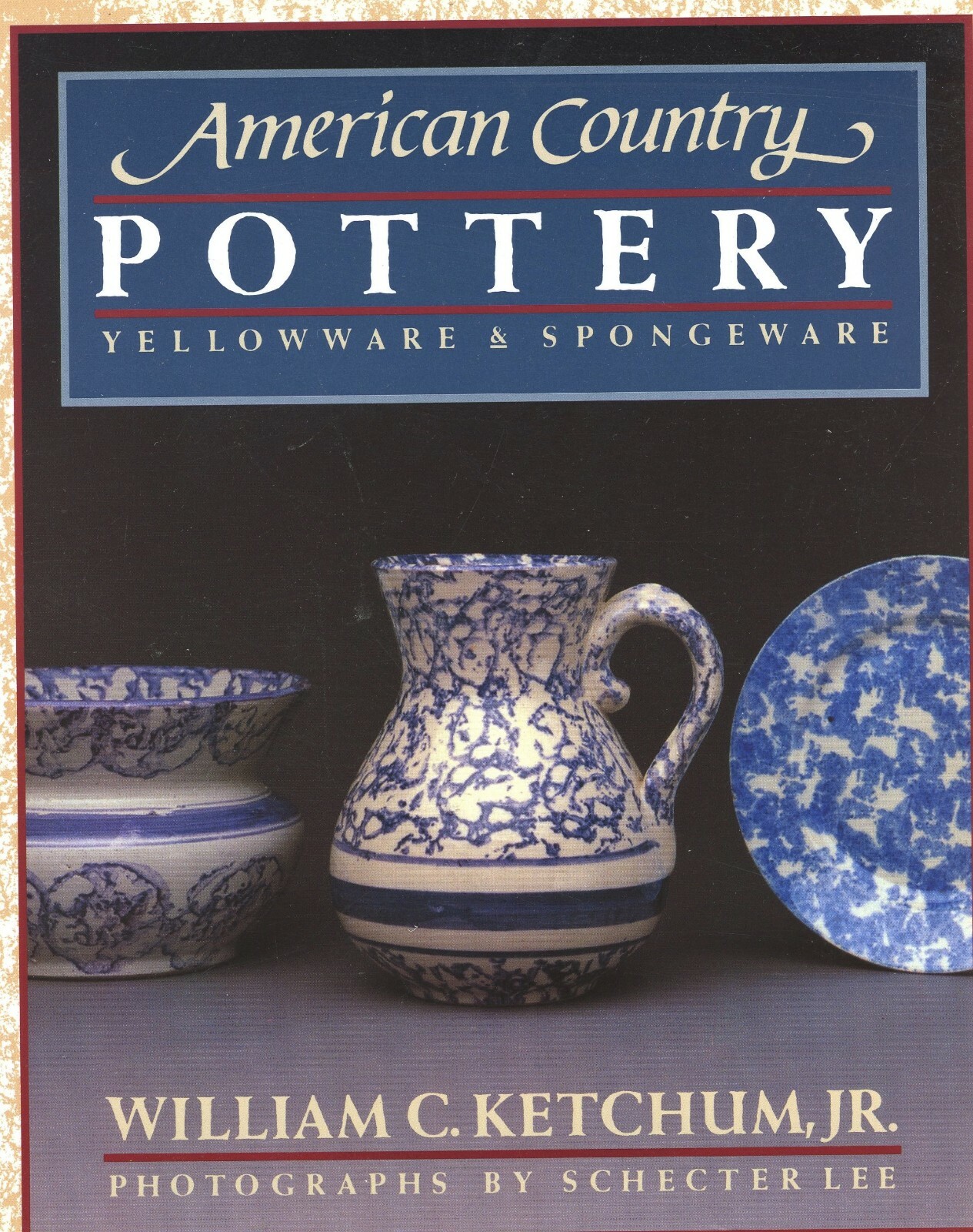 American Yellowware Spongeware Pottery Stoneware - Makers Values / Book