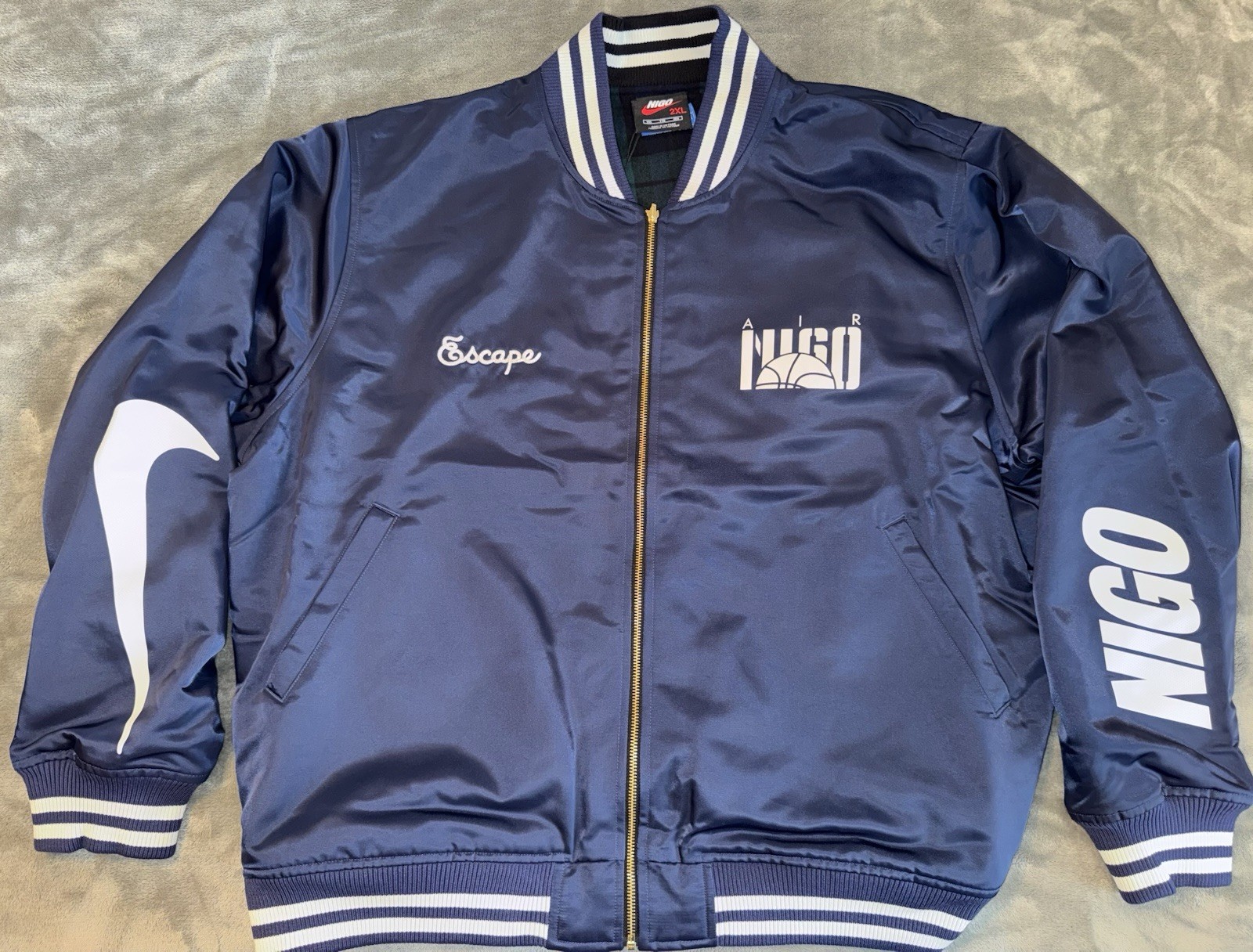 Nike x NIGO Men’s Souvenir Jacket size XXL (Reversible Coach Jacket)