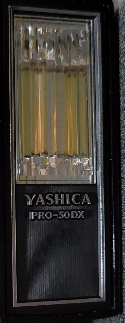 Vintage Yashica PRO-50DX Camera Flash Unit Hot Shoe Mount ASA Dial 70s Japan