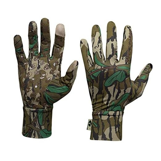  Lightweight Camo Hunting Gloves Large-X-Large Greenleaf