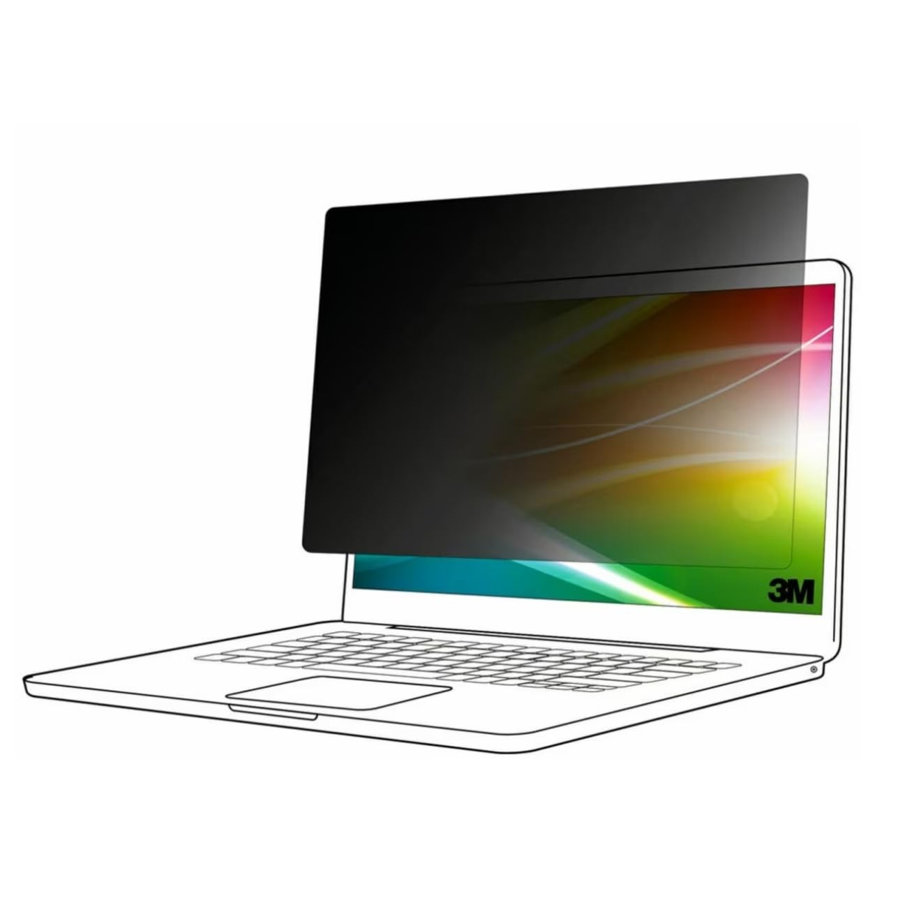 3M Privacy Filter Frameless display privacy filter 40.6, W128802101 (display pri