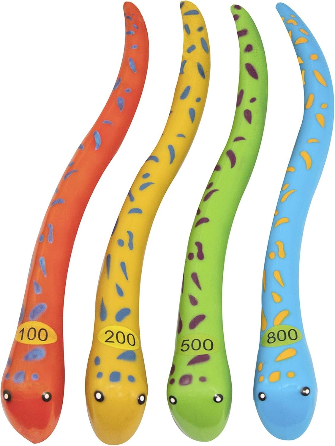 Swimline Dive Eels Weighted Pool Dive Toy 4 Pack SW91385