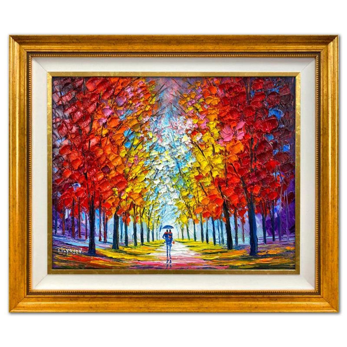 Slava Ilyayev, Framed Original Oil Painting on Canvas, Hand Signed with Letter o