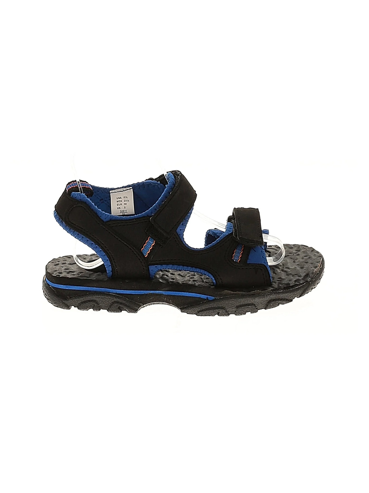 Montego Bay Club Boys Black Sandals 6.5