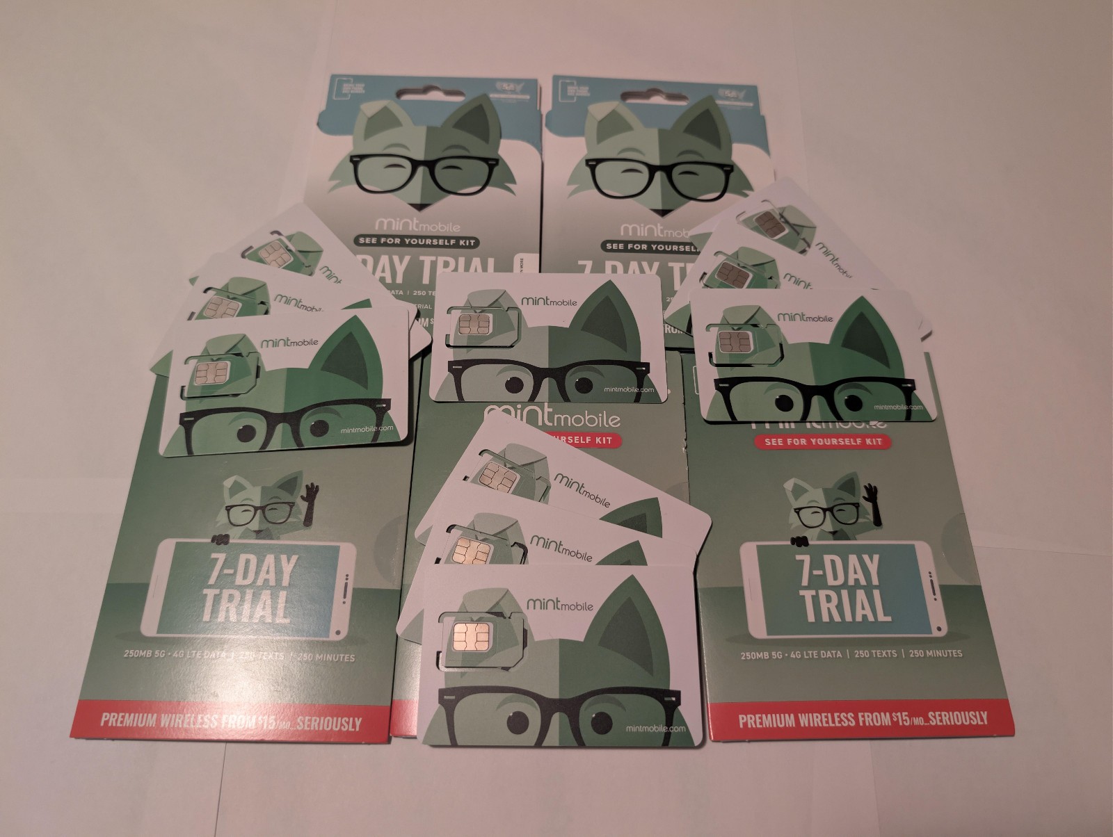 Mint Mobile 7-Day Trial SIM Card - Unused - Brand New