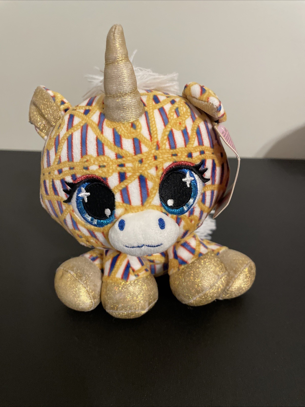 P.Lushes Designer Fashion Pets Natalie Von Corn Premium Unicorn Stuffed Animal