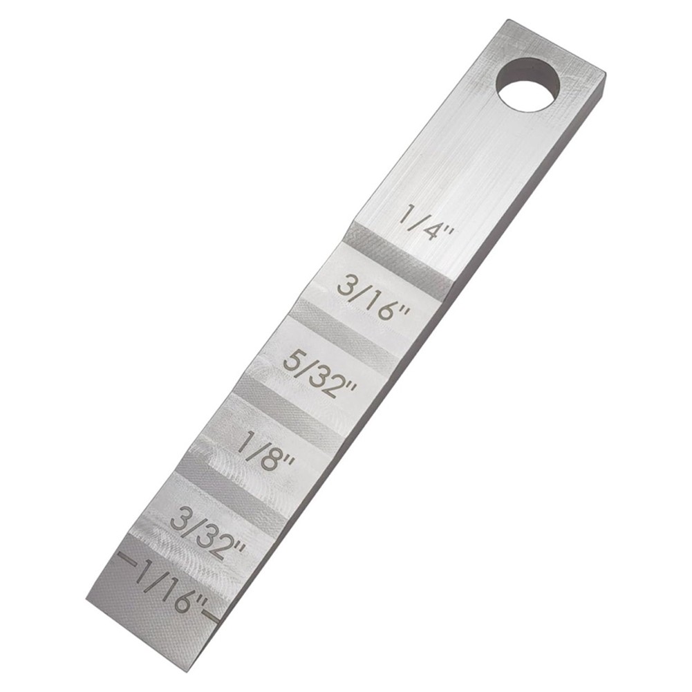 Pipefitter Tools 2130 Small Pipe Spacer Wedge Stepped Guage Step Feeler 8080